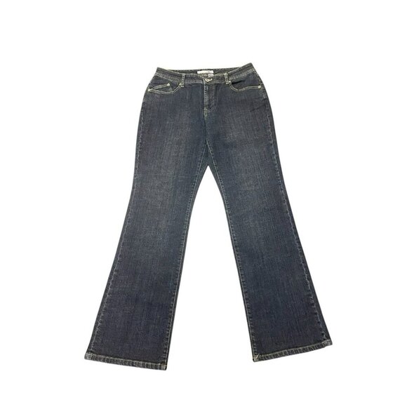 Chicos Jeans Womens Sz 1.5/US 10 Regular Blue Denim Platinum Bootcut Modern NWT - Picture 1 of 8